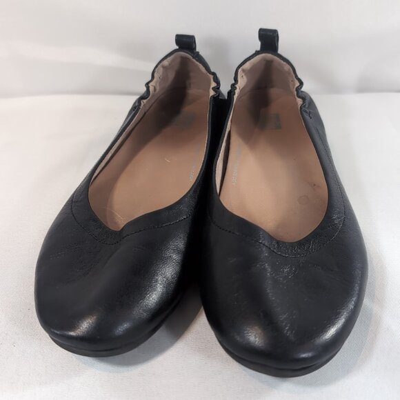 Fit Flop Allegro Flats Black Pebble Leather Ballet Women US 9 UK 7 EU 41 FitFlop - Picture 2 of 16